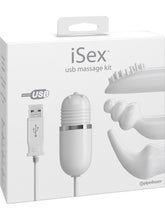 Pipedream iSex USB Rechargeable Couples Massage Sex Kit Electro Sex